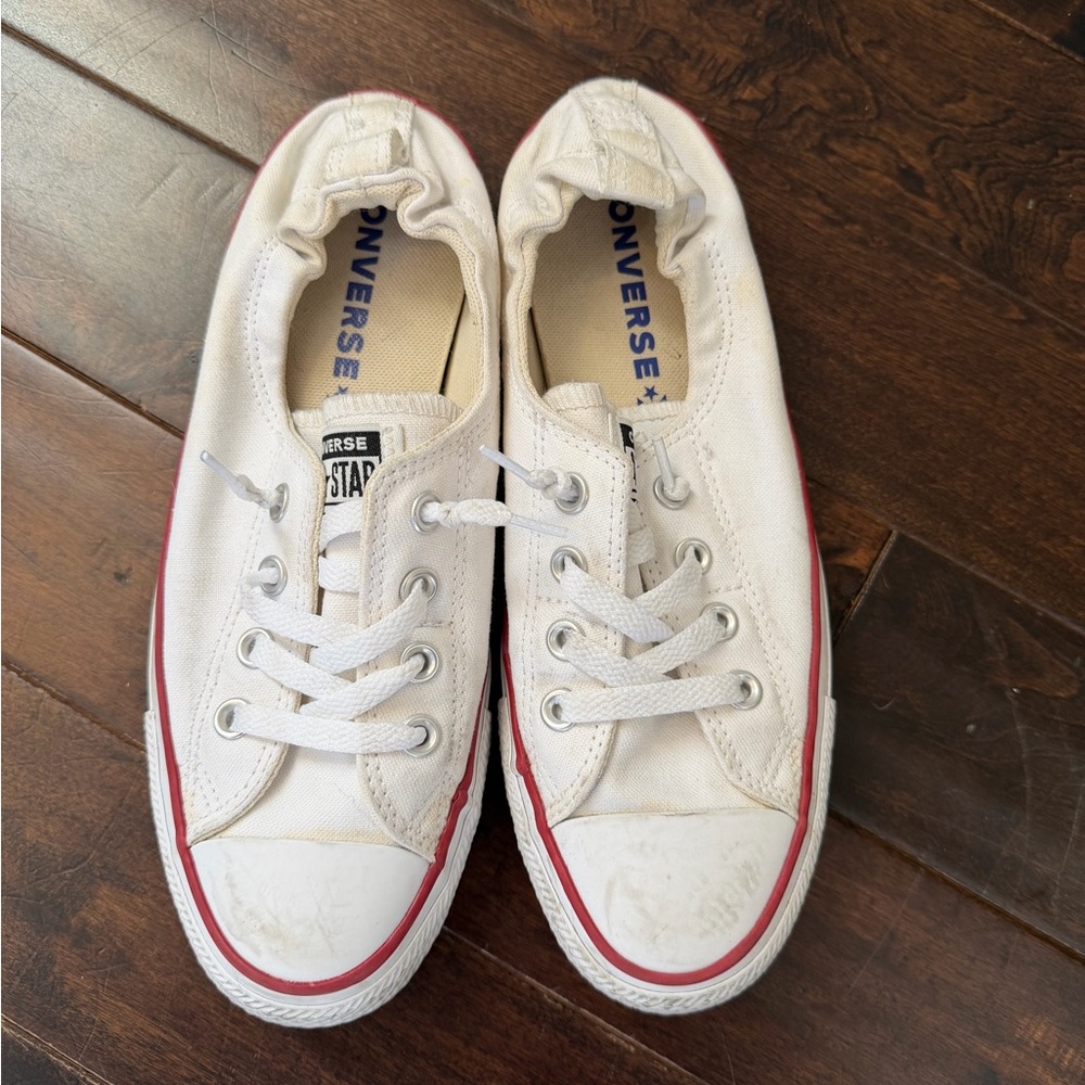 Converse White Slip On Sneakers